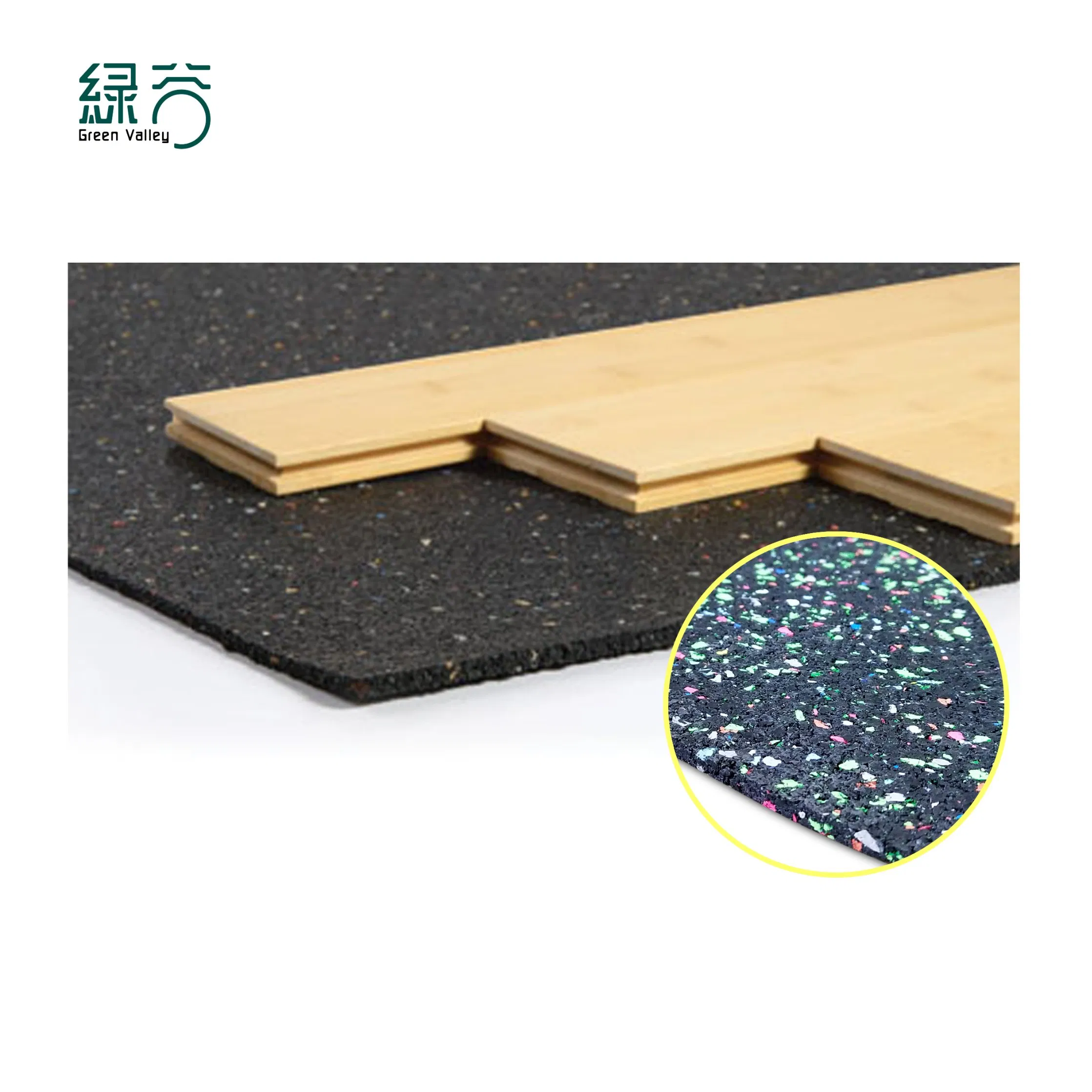 Absorbing Underlayment Reduce Noise Rubber Flooring Sound Insulation Pad for Wood or Marble Floor