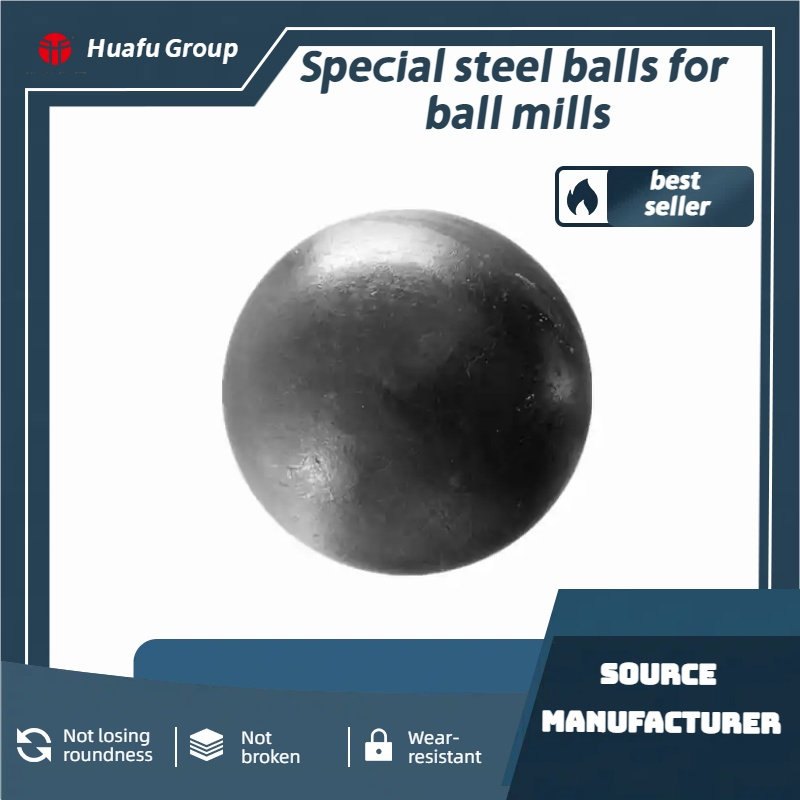 Unbreakable Solid Wear-Resistant Steel Ball Special for Power Plants and Aluminum Plants