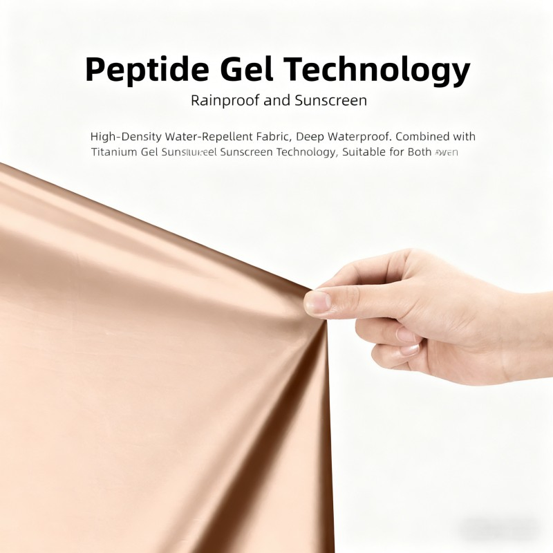 Титановое зонтик-автомат с защитой от солнца и УФ