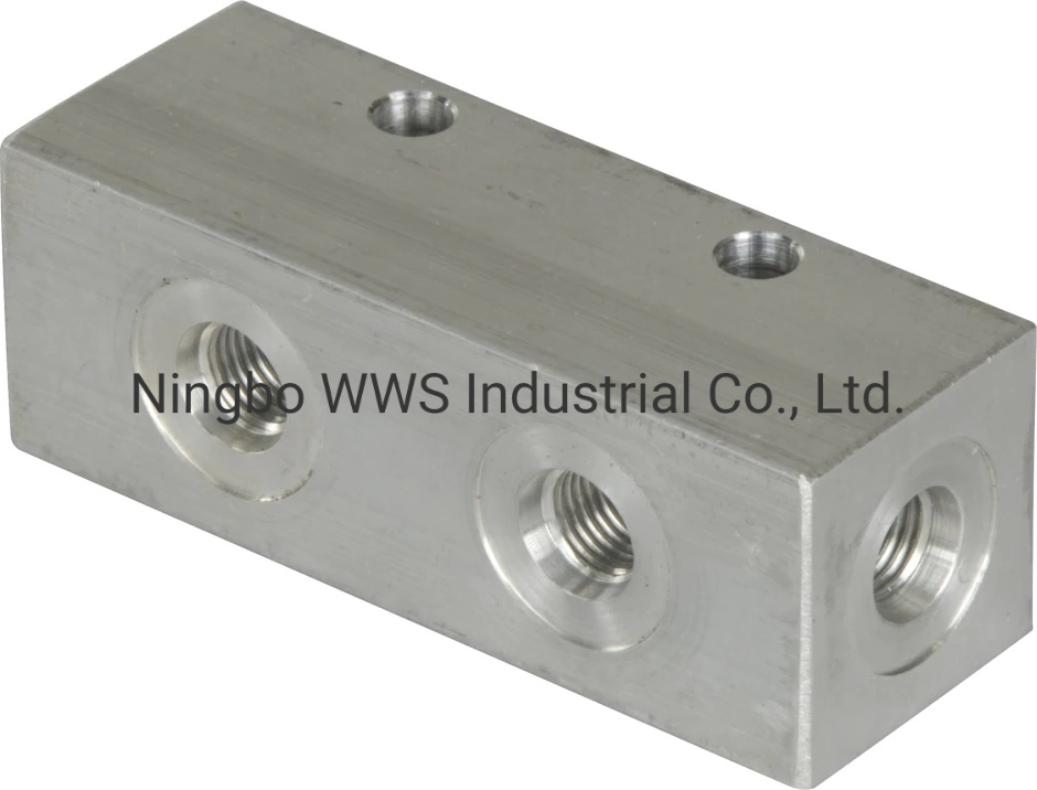 CNC Milling Machining Precision Metal Hydraulic Manifold Block