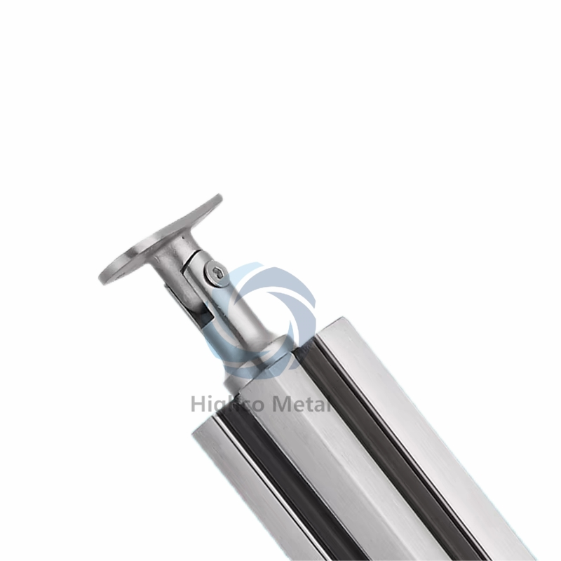 304 Stainless Steel Stair Railing Glass Balustrade Post for Staircase Balcony Deck