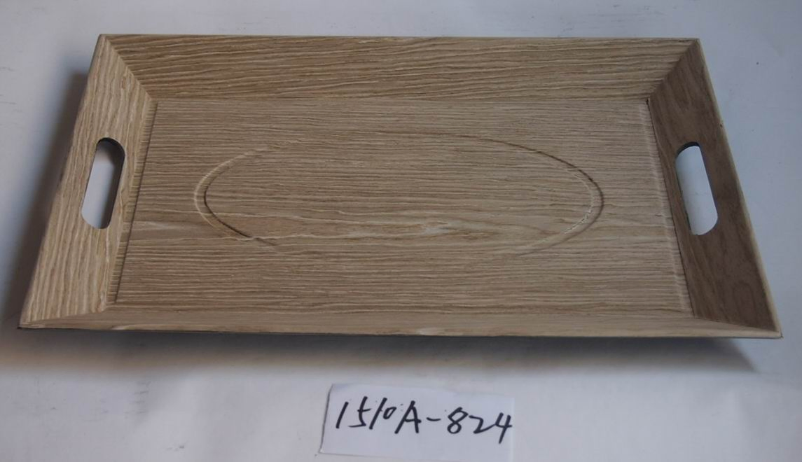 Natural Color Rectangle Food Serving Handhold Tray