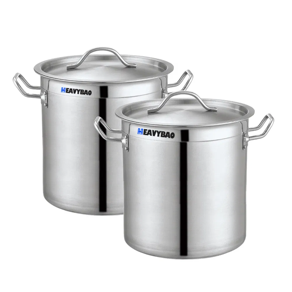 Кастрюля Heavybao 04 из нержавеющей стали с крышкой