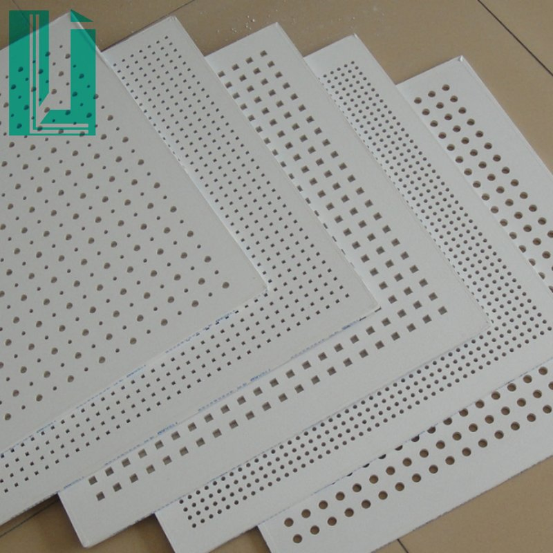 8X4 Feet Acoustic Perforated Drywall Gypsum Board Plasterboard