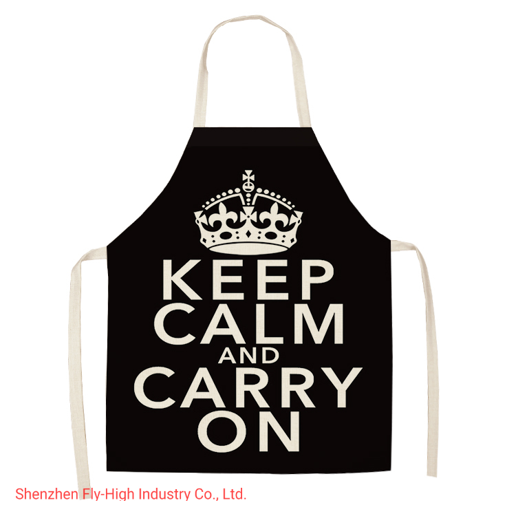 Easy Clean Cotton Linen Apron Unisex Chef Waiter Waitress Restaurant Bistro Cafe Craftsmen Butchers Artist Apron Bib Aprons