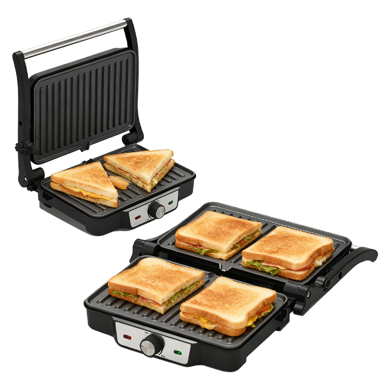 Electric Hamburger Grills Sandwich Maker Electric Burger Maker Grill Toaster Panini Toaster Non-Stick Electric Griddle