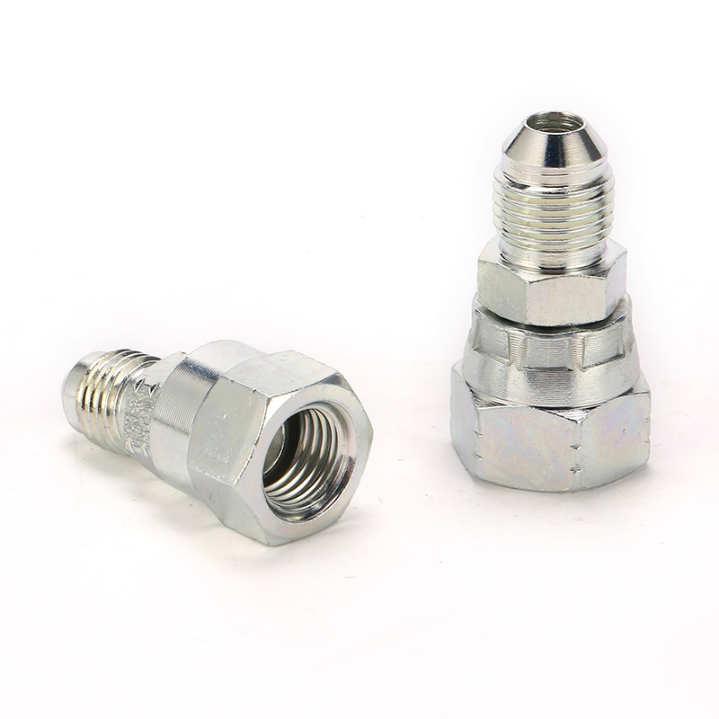 Переходник гидравлический JIC 74° с поворотной гайкой