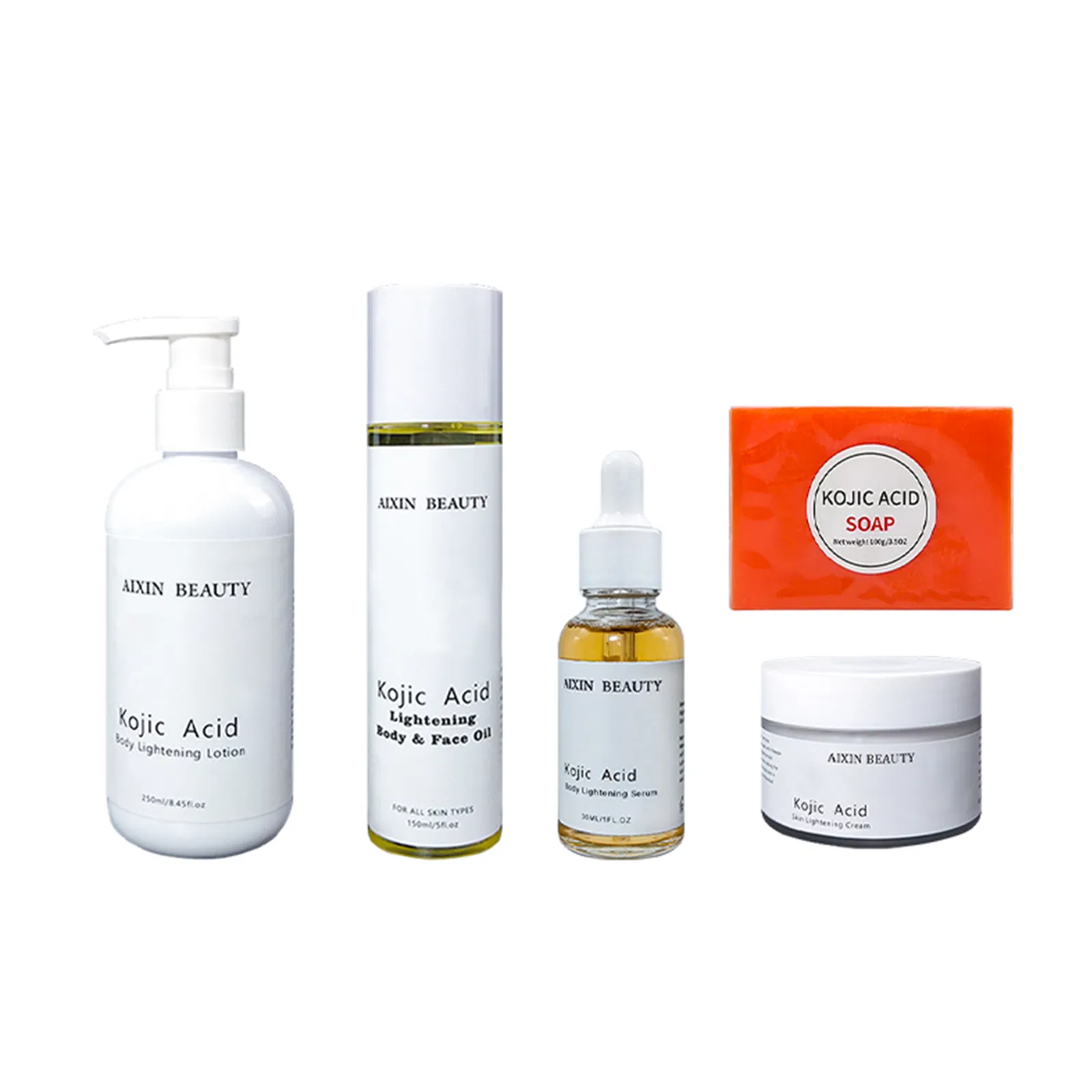 Beauty Cosmetics Skin Care Improve Dryness and Minimize Pores Kojic Acid Skin Care Set