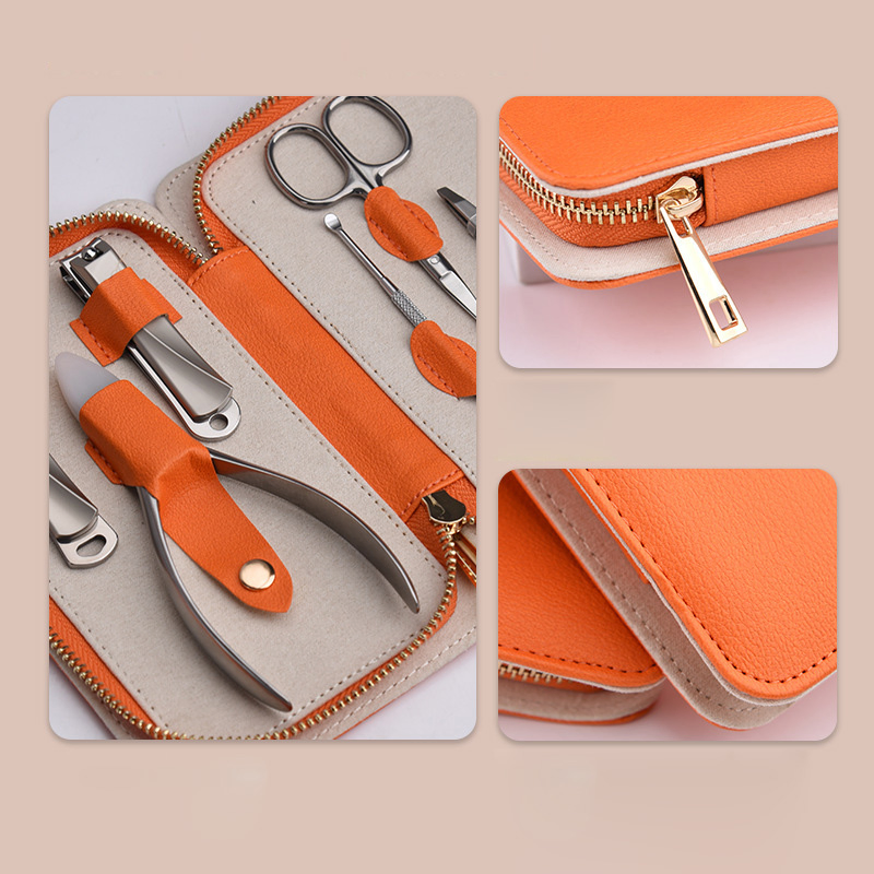 Made in China Manicure Pedicure Kit 10 in 1 Stainless Steel Nail Clipper Set