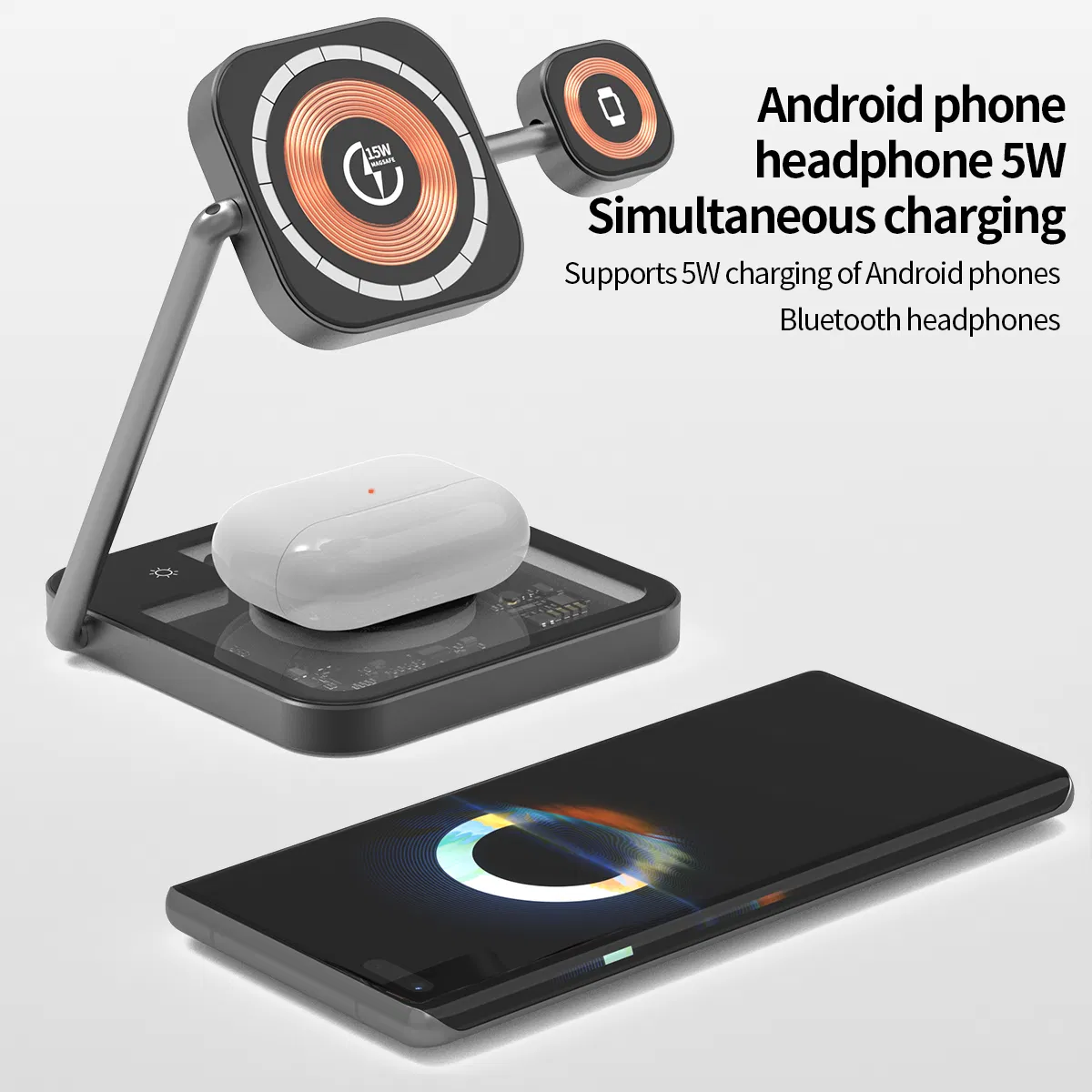 Wholesale Universal 4 In1 Magsaf Wireless Charger