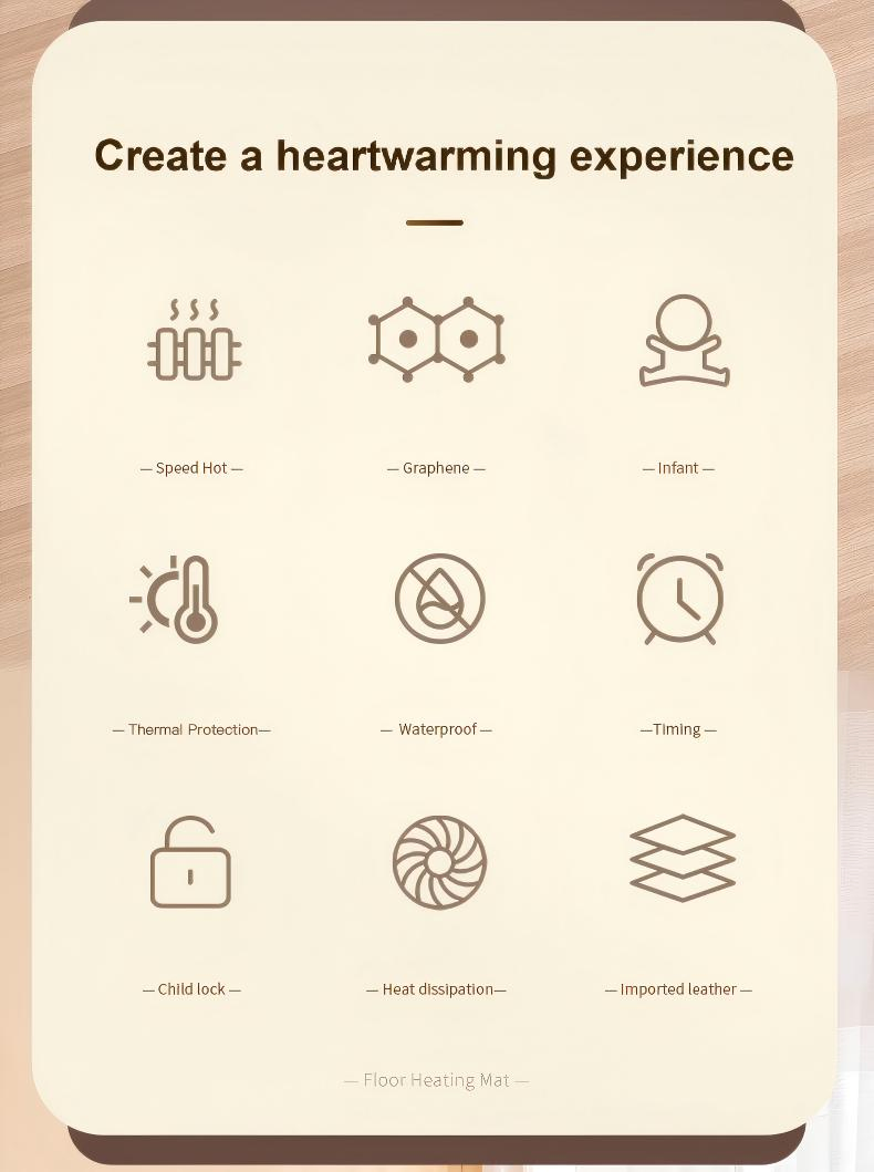 Cozymax Electric Heated Floor Mat for Ultimate Winter Comfort