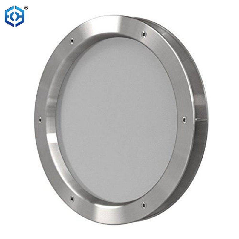Stainless Steel Door Viewer Clear Tempered Glass Window Porthole