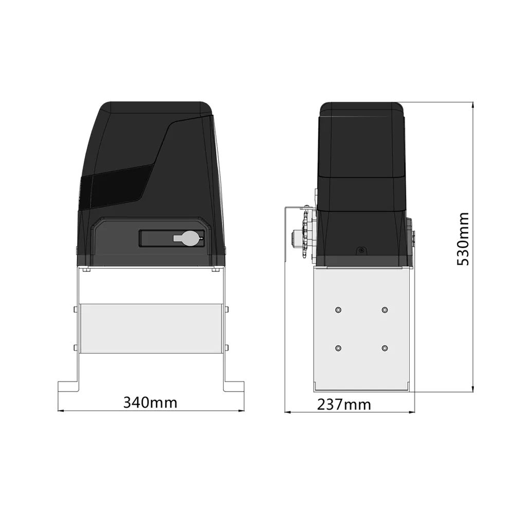 Electric Machine for 1000kg and 12m Gate
