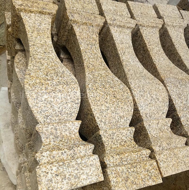 Granite Balcony Railing Stone Staircase Balustrades