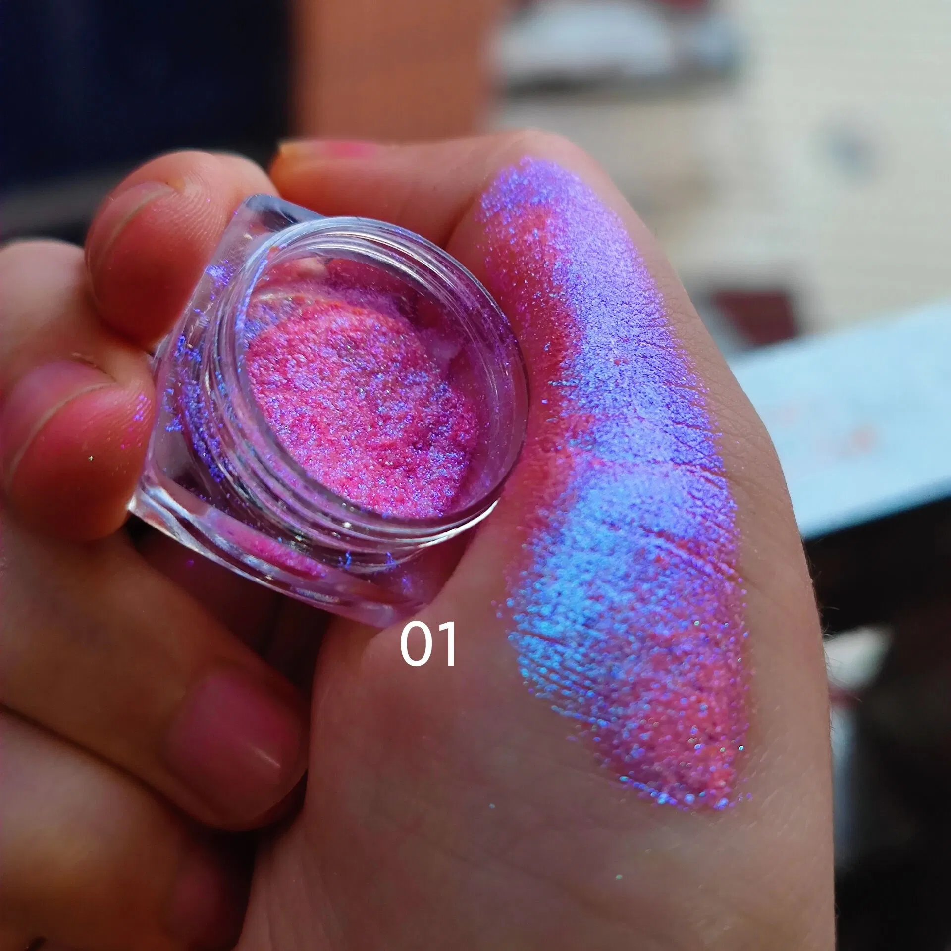 Vegan Chameleon Pigments Watercolor Eyeshadow Duo Chrome Pigments