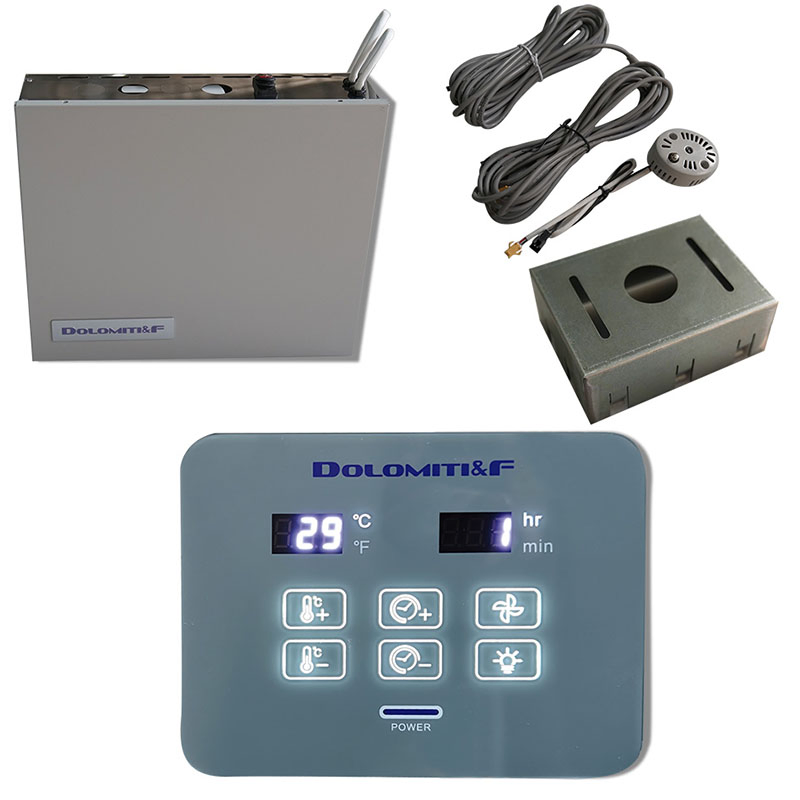 Sensor-Connected Sauna Controller Adjusts Time Lighting Exhaust for Home Use Bb90