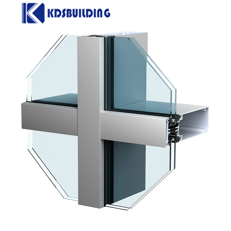 Commercial Construction-Real-Estate Building Materials Low-E Glass Aluminium Curtain Wall