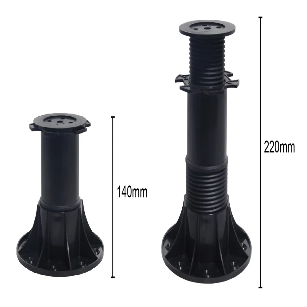 New Raised Outdoor Decking Floor Support Adjustable Pedestal Plastic Pedestal