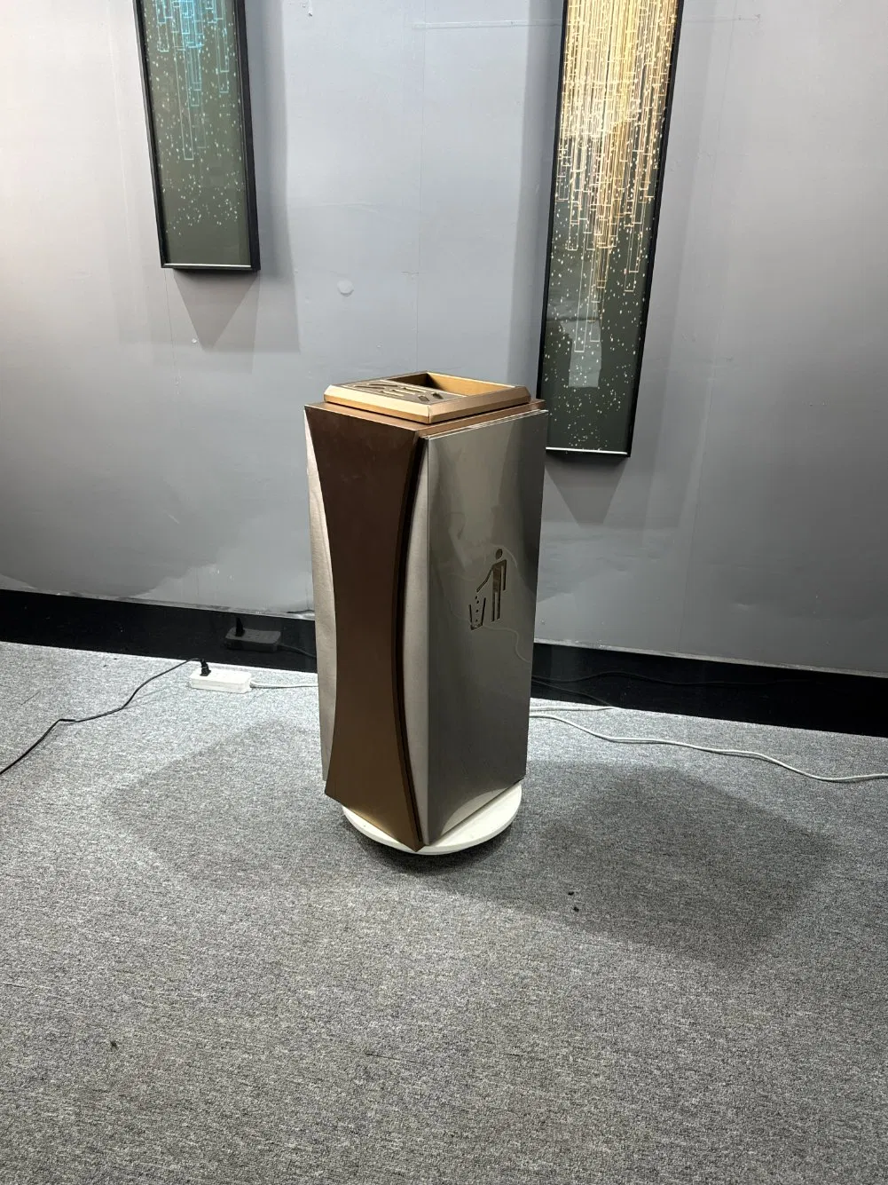 Промышленная урна из нержавеющей стали (Китай)