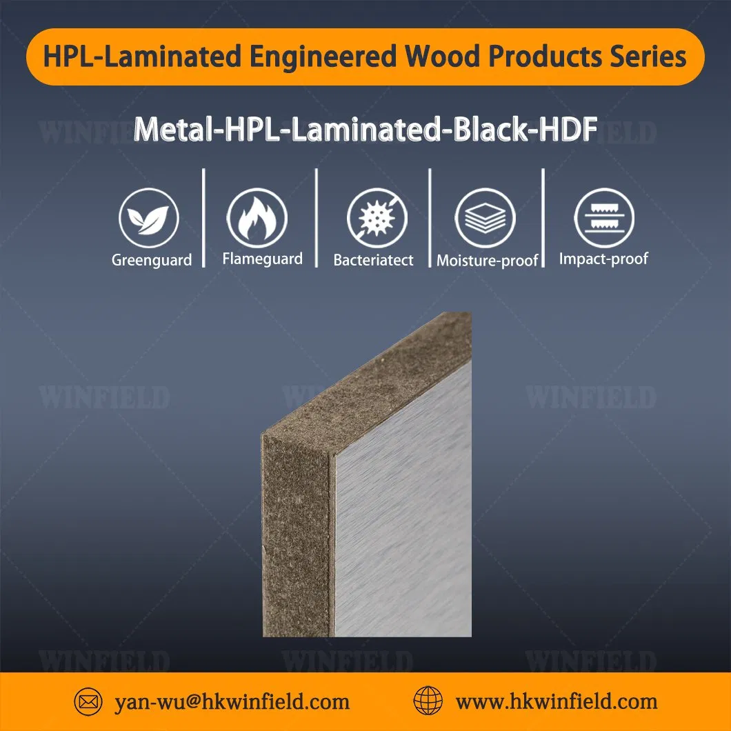 Metal HPL Panel HPL Interior Wall Cladding Panel HDF Processing