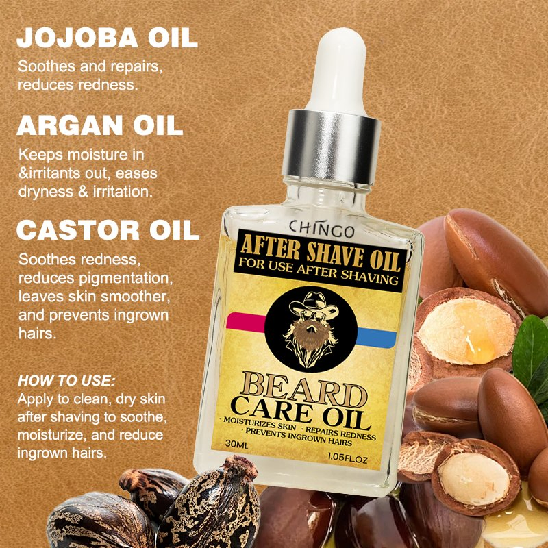 Anti-Hair Loss Nourishing Smoothing Thicker Beard Growth Treatment Oil