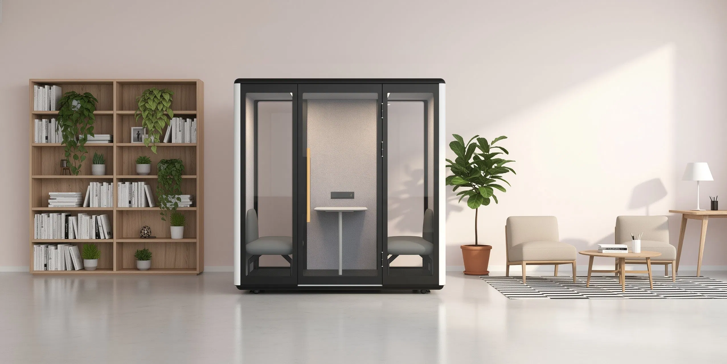 Modular Portable Meeting Pod for Office Privacy Space