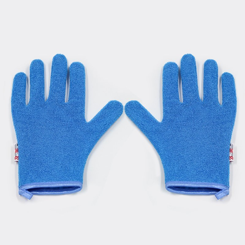 Best Quality Five-Finger Exfoliating Glove Natural Fiber Bath Body Cleaning Glove