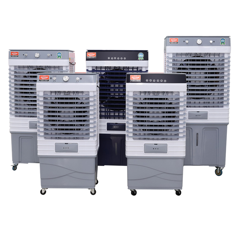 Large Air Domestic Industrial Chiller with Water Cooling Air Conditioning Fan Mobile Factory Commercial Evaporative Cooling Fan