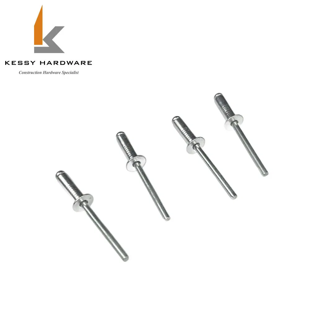 Countersunk Head Anodized Aluminium Pull Rivet Pop Blind Rivets Open Head