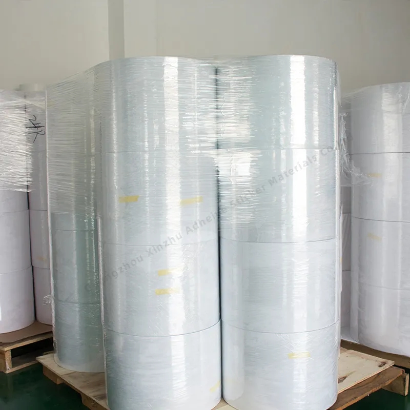 Self-Adhesive 80GSM Semi-Gloss Paper Barcode Jumbo Label Material