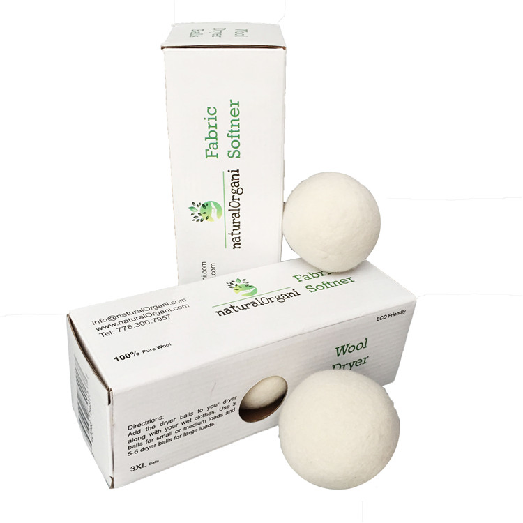 Organic New Zealand Sheep Wool Dryer Balls for Laundry