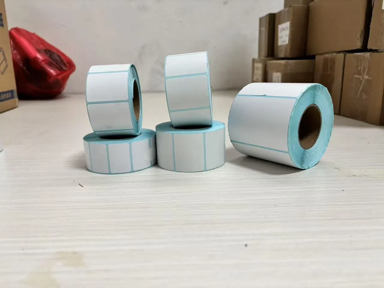 Customizable Adhesive Label for Printing Logo Price Address Barcode