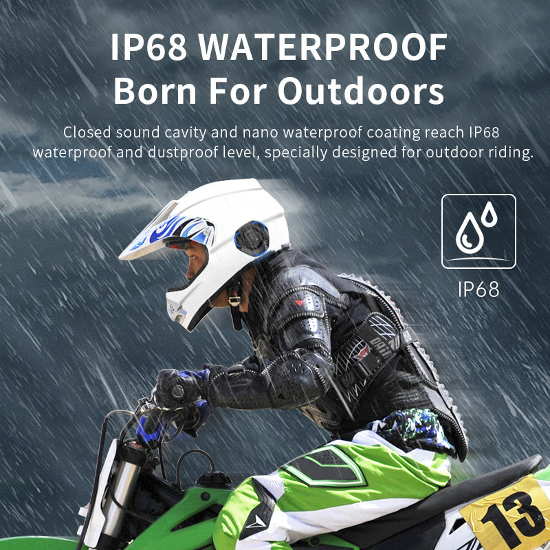 Наушники для шлема Motos Bluetooth IPX7