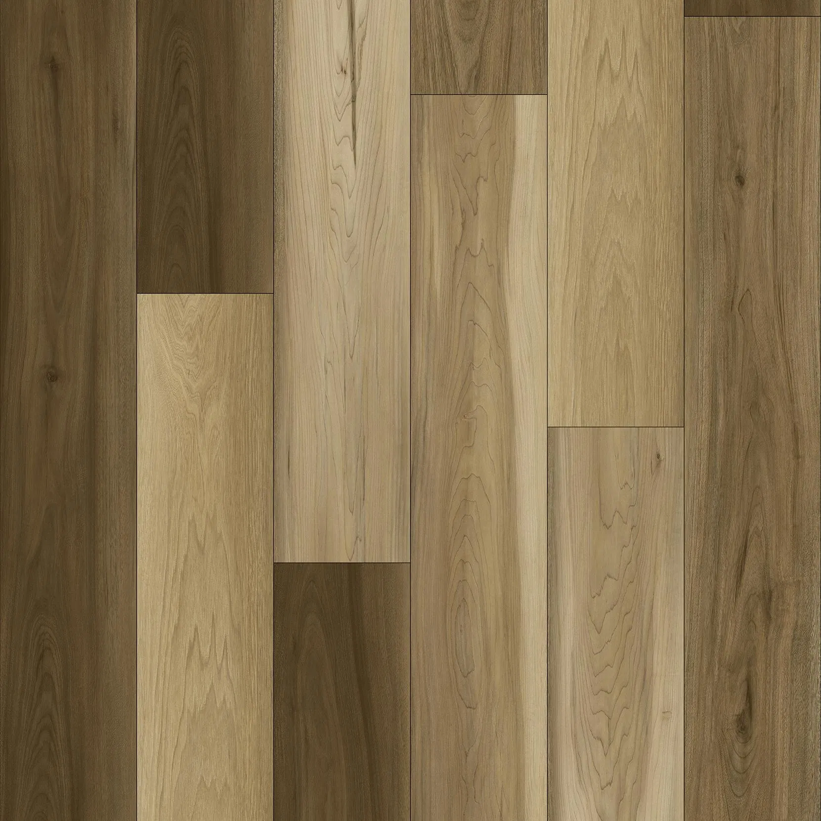 Водостойкий ламинат SPC с фаской, под дуб, 4-6 мм