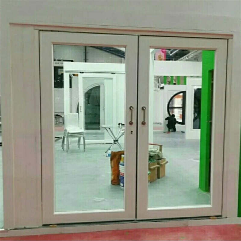 Exterior Waterproof French Doors Patio Glass Door UPVC Double Casement Door