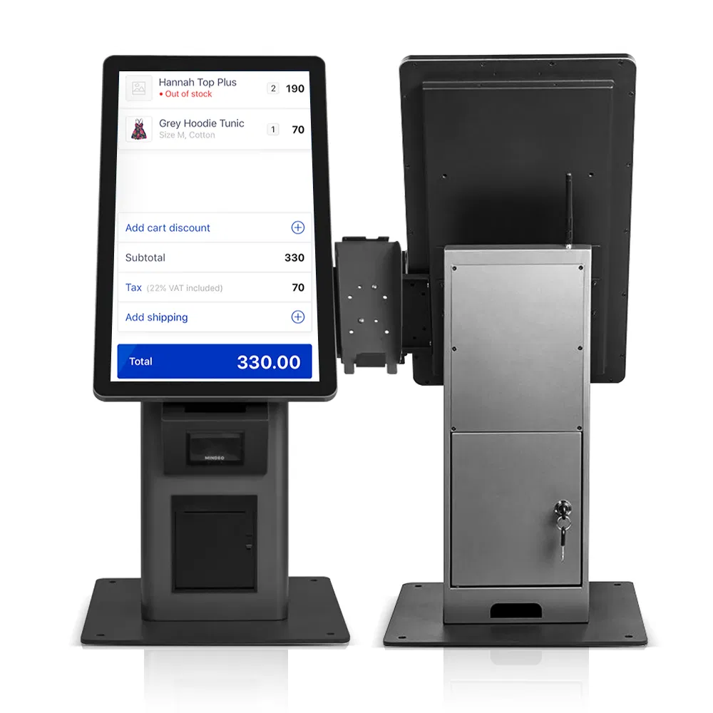 Payment Kiosks Touch Screen Kiosk 21.5 Inch Wall-Mounted POS Machine
