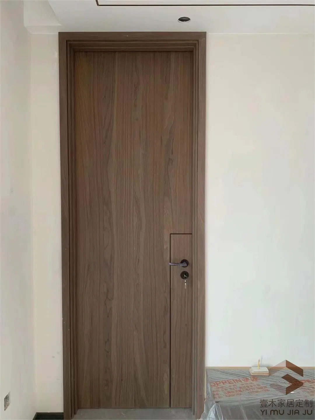 Colorful Timber Veneer Interior Bedroom Door