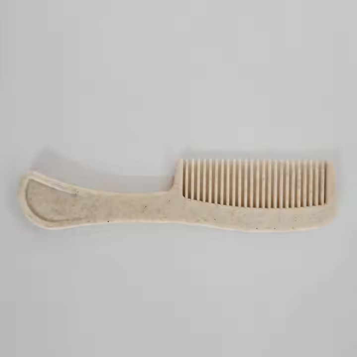 Hot Selling Wheat Straw Biodegradable Hair Combs Custom Logo Accept