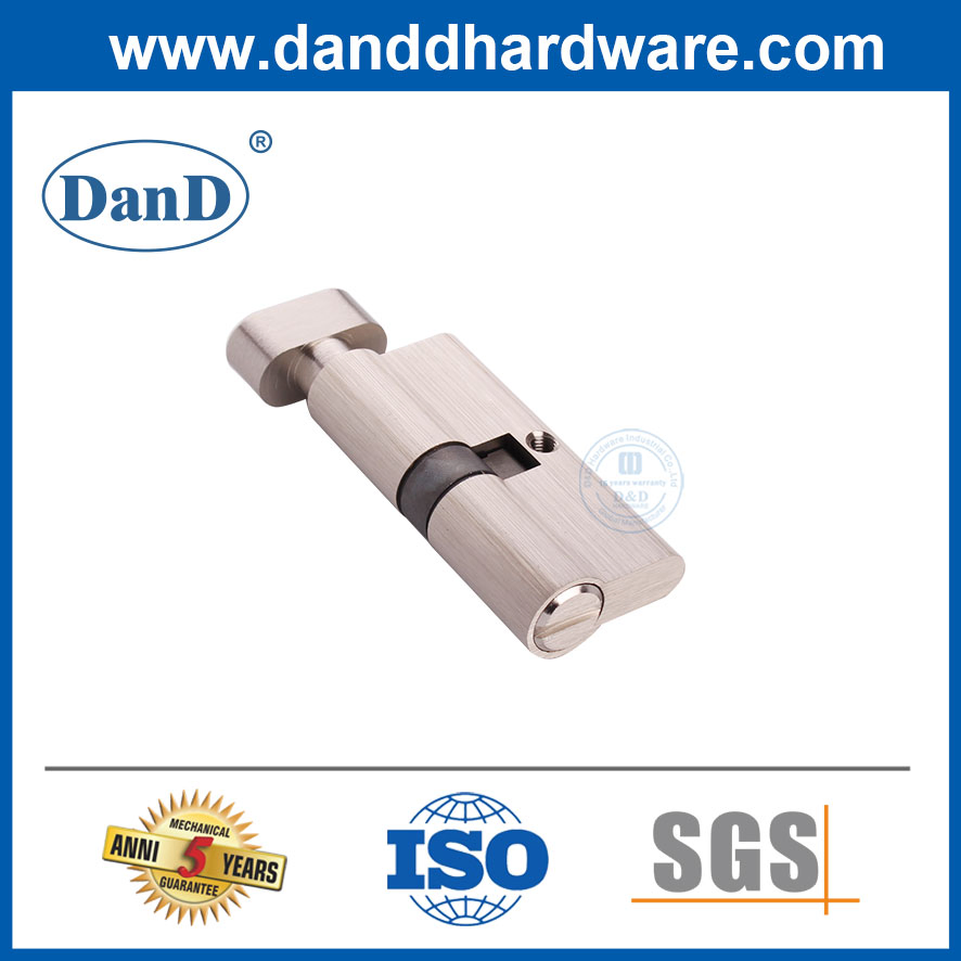 Bathroom Privacy Cylinders Euro Mortise Lock Cylinder with Thumbturn