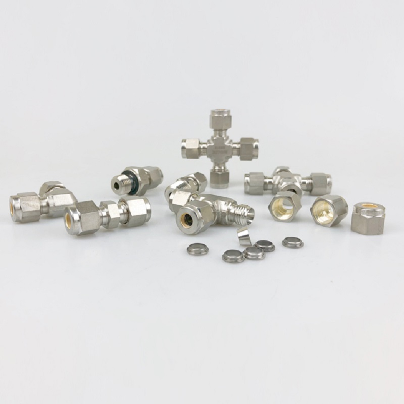 Nai-Lok Stainless Steel 316 High Pressure Premium NPT BSPP BSPT Instrument Tube Fittings for Cross Connections