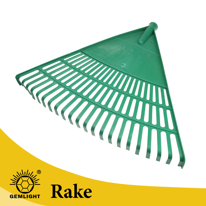 Gold Galvanized Adjustable Leaf Rake Headlarge Garden Leaf Rake Head 16 Teeth