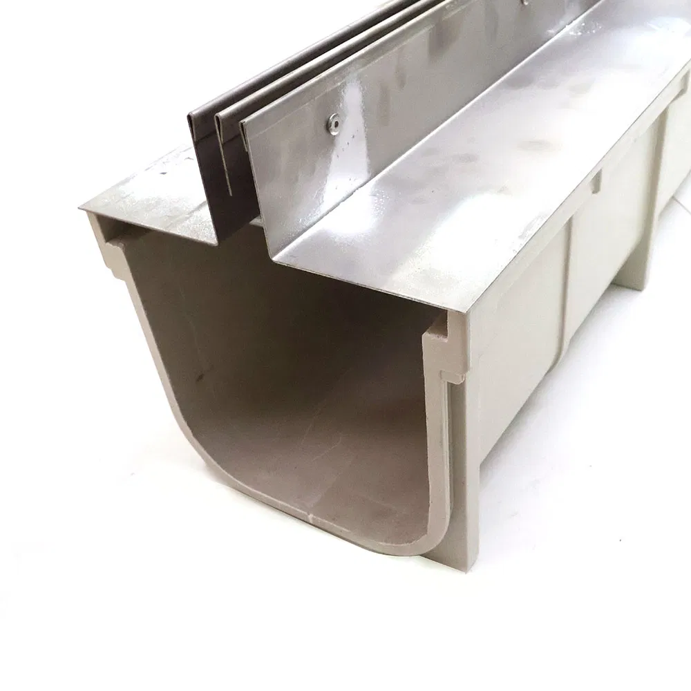 Stainless Steel Invisible Linear Drain Narrow Slot Outdoor Drainage Gutter