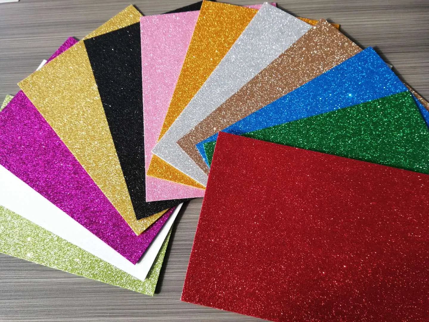 A4/40cm*60cm/40cmx48cm 1.4-2.0mm Thickness Glitter Goma EVA Foam for South America Market