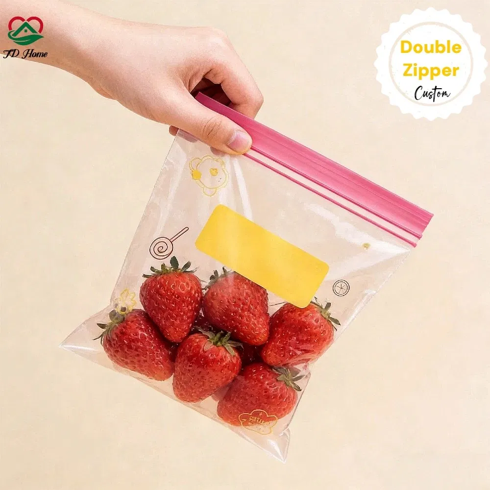 BPA Free Food Storage Plastic Reusable Food Storage Packaging Ziplock Bags