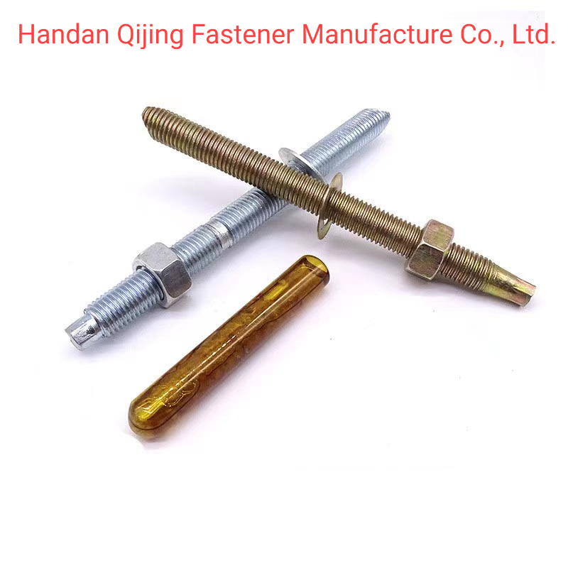 Made in China Stainless Steel/Carbon Steel M8-M30 Fix Bolt/Shield Anchor Yzp, Zp Chemical Expansion Anchor Stud Bolt with Washer and Nut Anchor Clamp Anchor