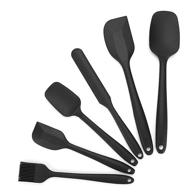 Customized Jogo Cozinha Plastic Best Spatulas Resistant Heat Solid Spatula Silicone Spatula