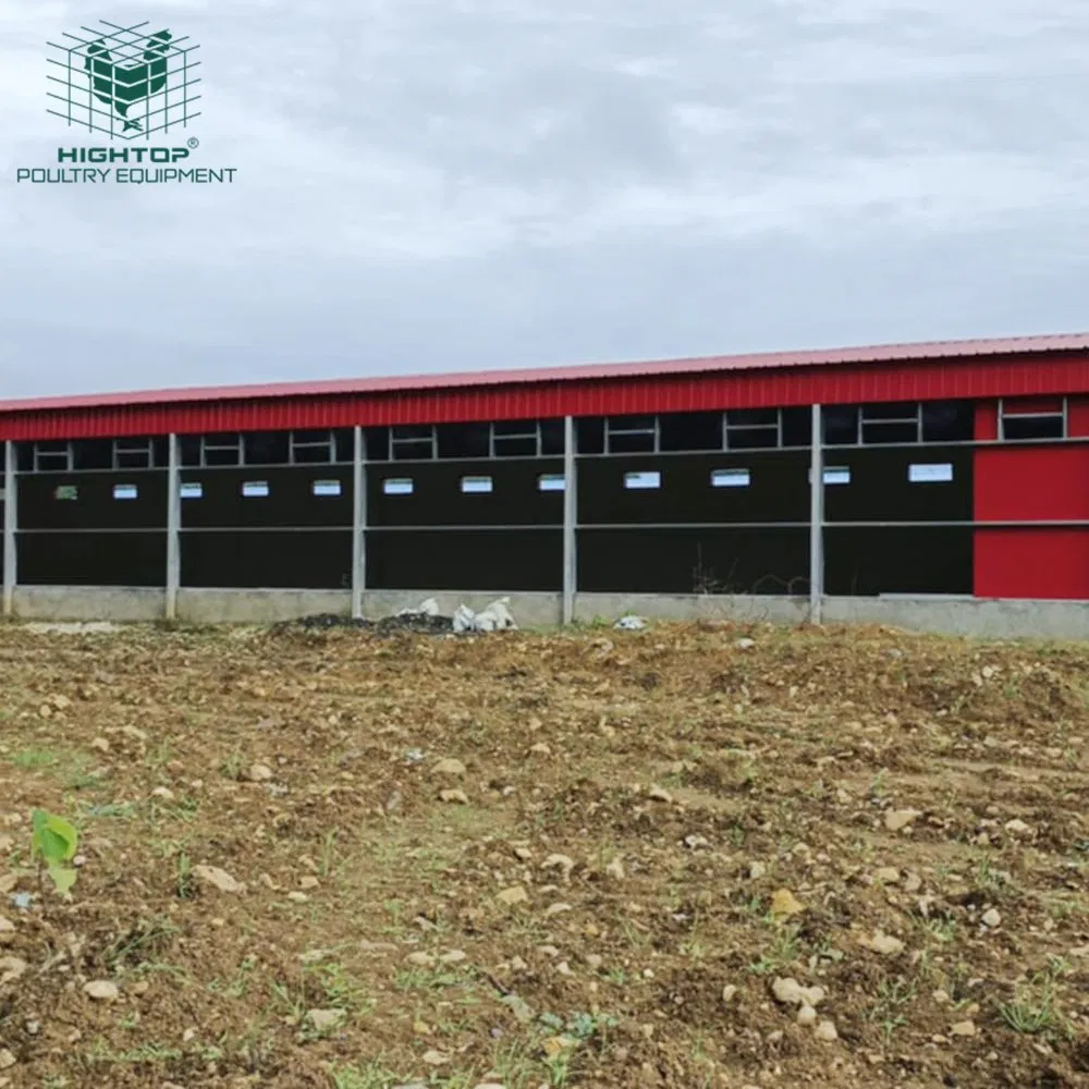 Lightweight Steel Structure Prefabricated Warehouse Building Chicken Coop House Poultry Shed With Pu Panel Wall And Roof