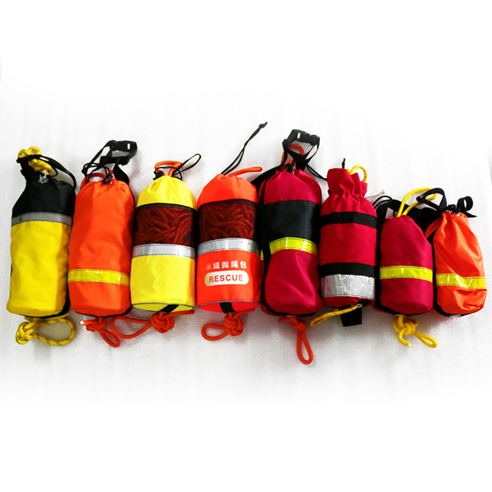 Веревка спасательная морская плавающая с сумкой