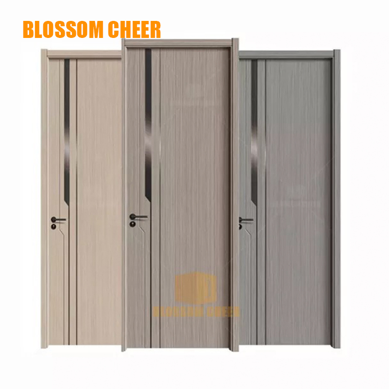 Premium Interior Fire Safety Carbon Crystal Plate Door