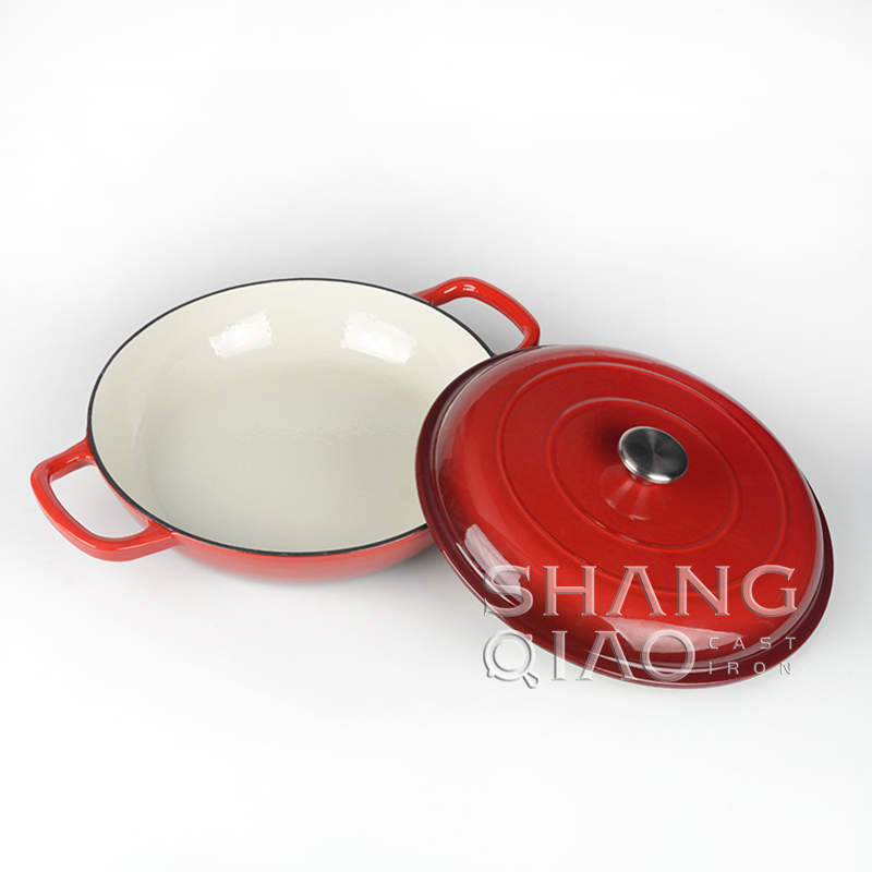 Чугунная жаровня-казан с крышкой